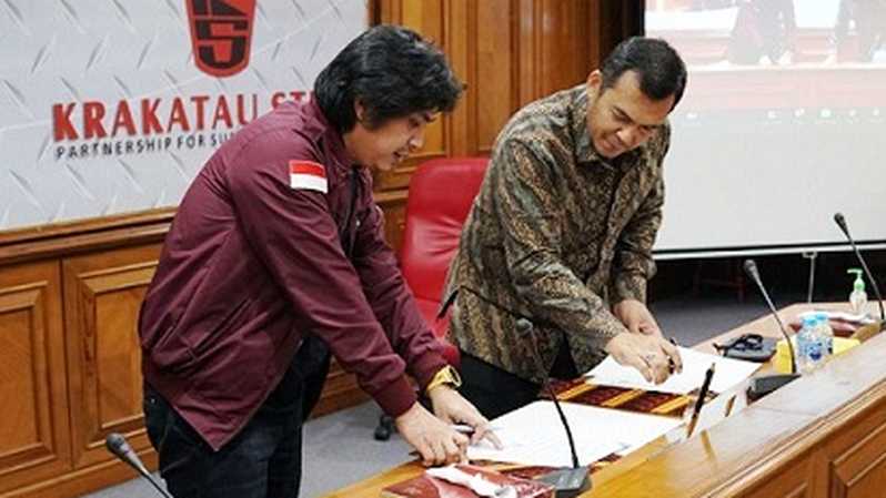 Bangun Kemandirian Industri Baja Nasional, HIPMI dan Krakatau Steel Teken Kerja Sama Bangun Kemandirian Industri Baja Nasional, HIPMI dan Krakatau Steel Teken Kerja Sama