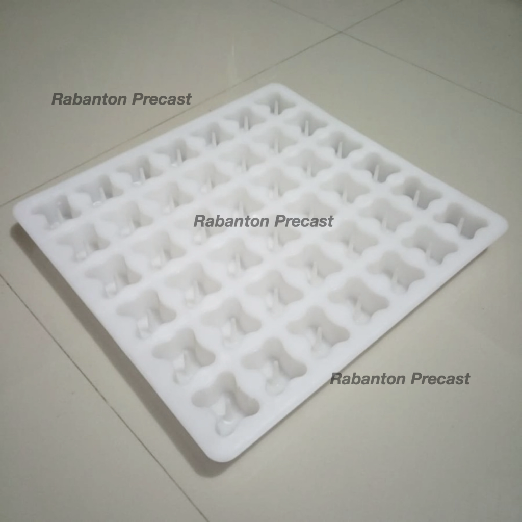 Cetakan Decking / Tahu Beton 3 - 3.5 - 4 Cm. Isi 42.