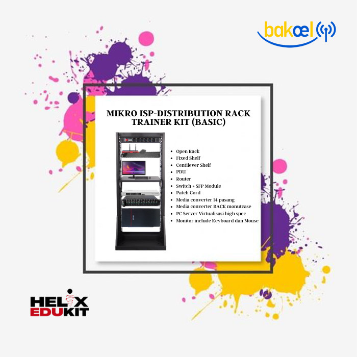 MIKRO ISP-DISTRIBUTION RACK TRAINER KIT (BASIC) MIKRO ISP-DISTRIBUTION RACK TRAINER KIT (BASIC)