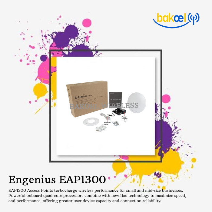 Wi-Fi 5 Wave 2 AC1300 Indoor Wireless Access Point Engenius EAP1300
