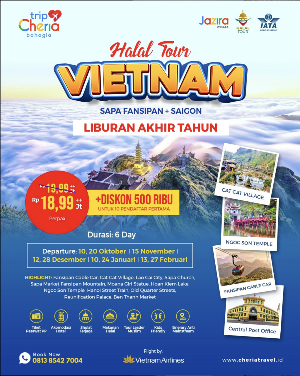 Paket Halal Tour Vietnam New Year