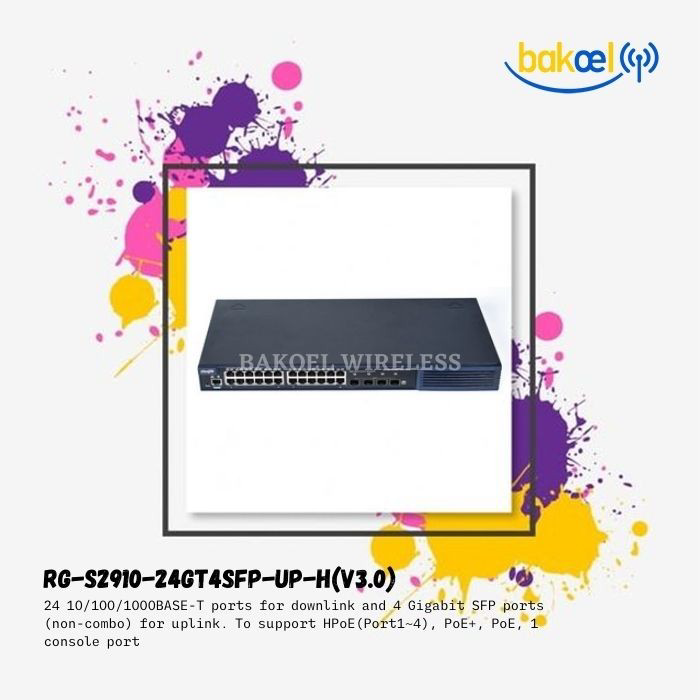 Ruijie RG-S2910-24GT4SFP-UP-H(V3.0)