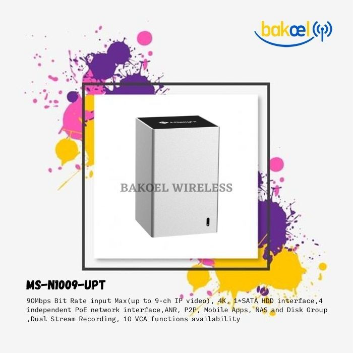 Milesight MS-N1009-UPT (PoE NVR Up To 9-ch IP Video)