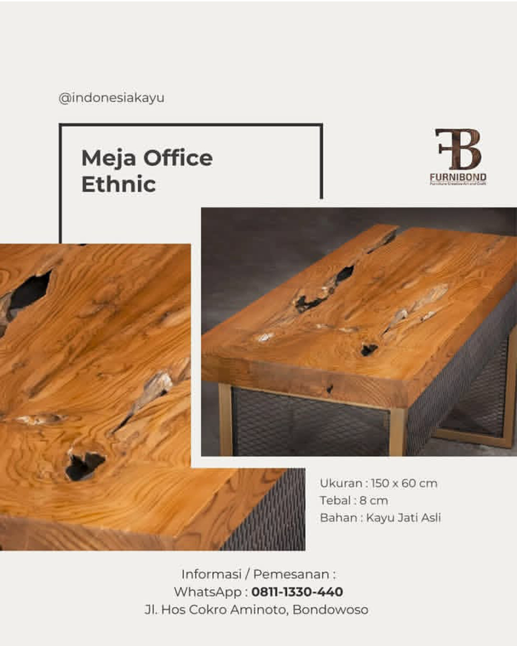 Meja Office Ethnic