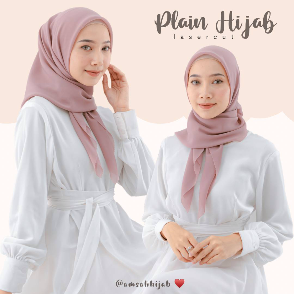 PLAIN HIJAB LASERCUT