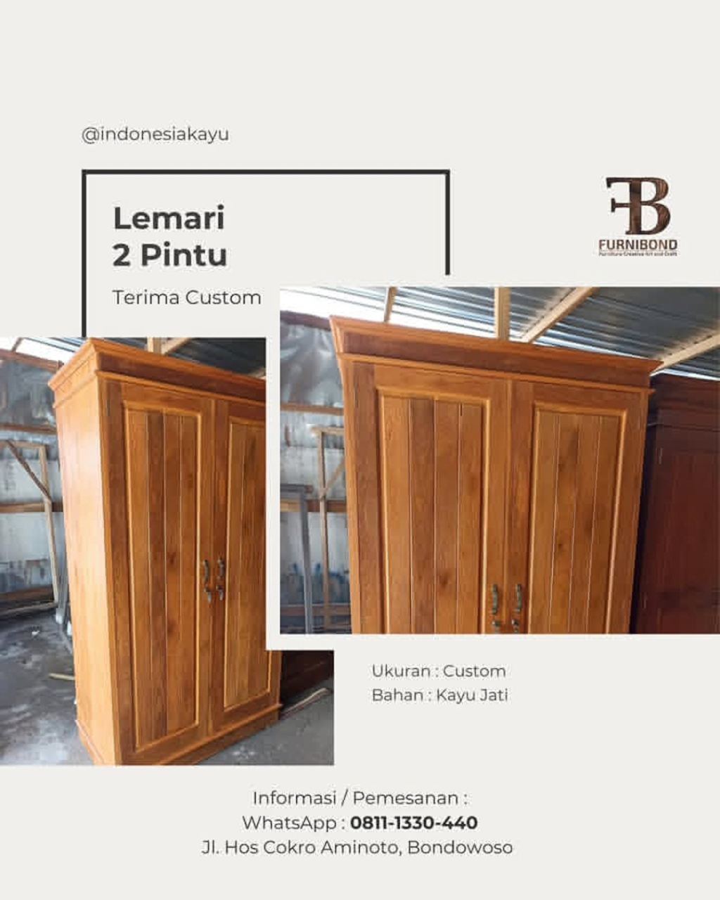 Lemari 2 Pintu