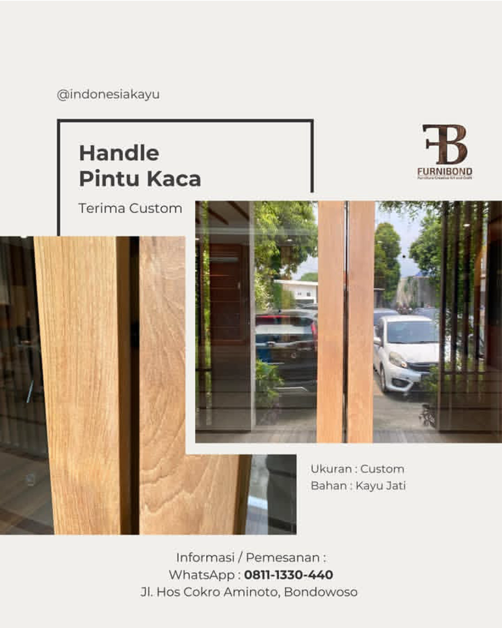 Handle Pintu Kaca