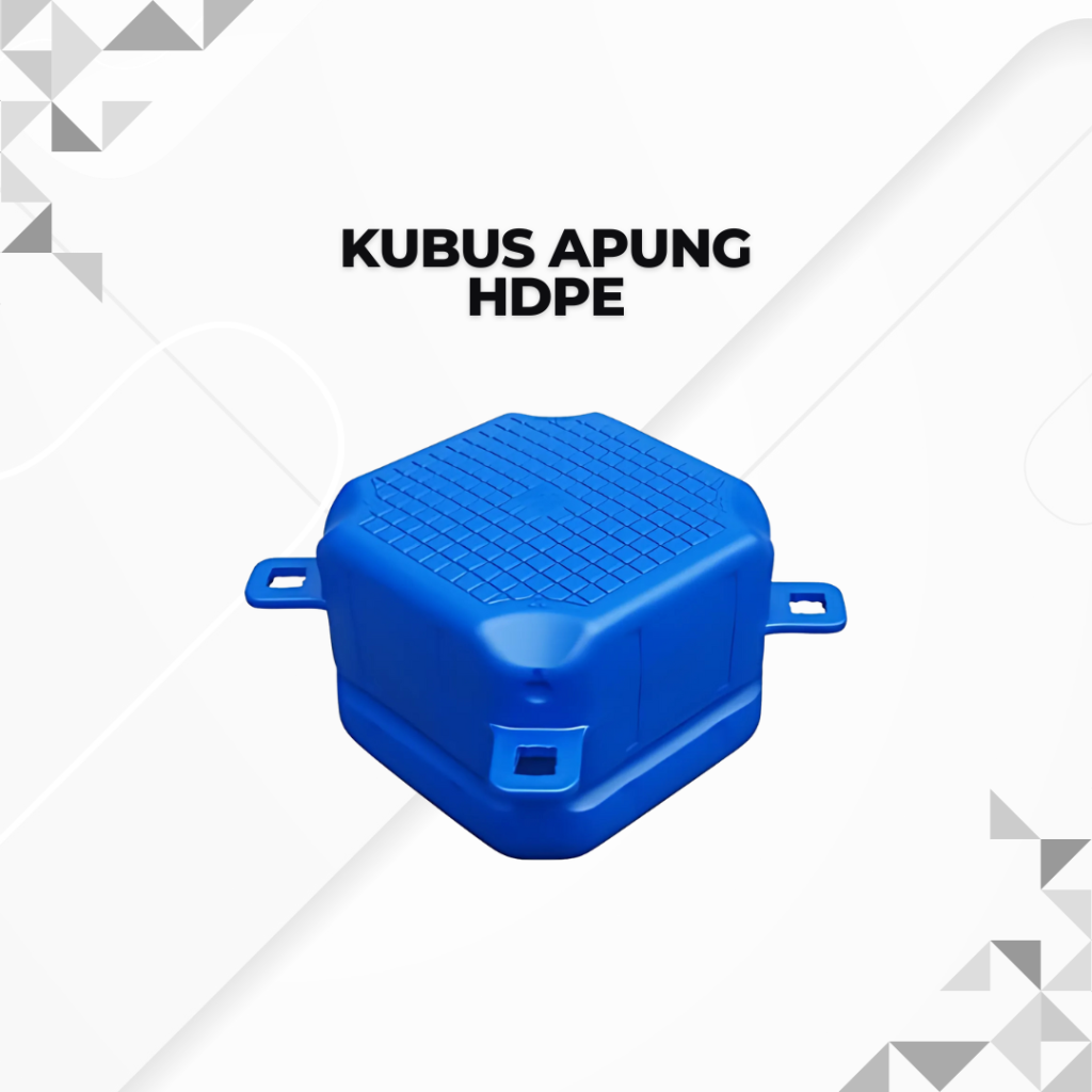 Kubus Apung HDPE Single – Biru