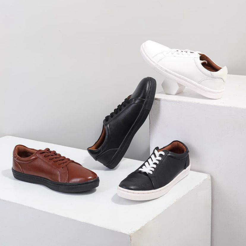 Sepatu Casual Sneakers RHINOS Bahan Kulit Asli Cowo Cewe Pria Wanita Laki Perempuan Sepatu Casual Sneakers RHINOS Bahan Kulit Asli Cowo Cewe Pria Wanita Laki Perempuan