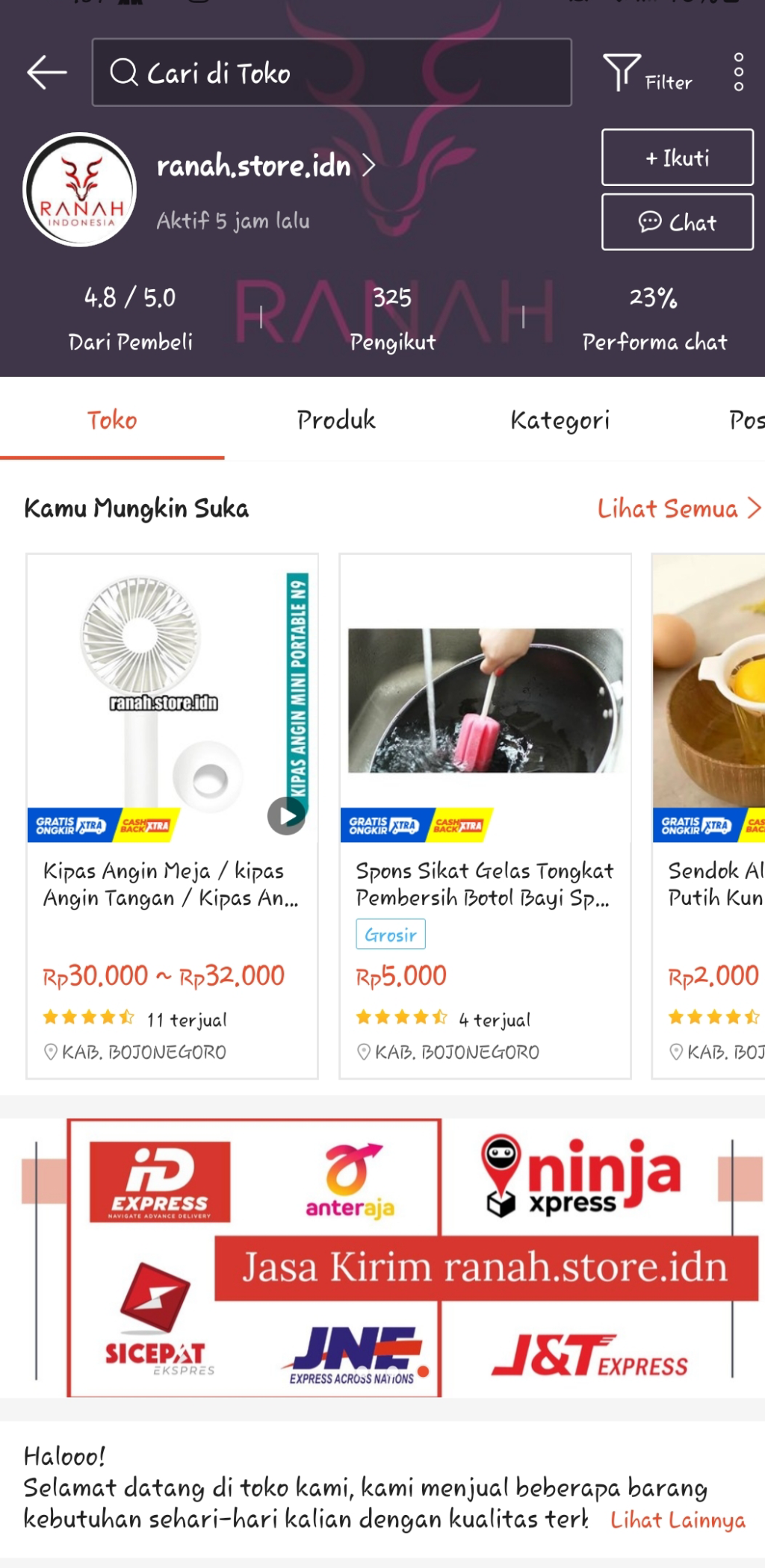 Ranah Store Online Shop