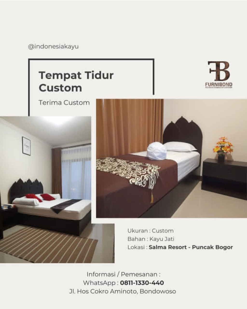 Tempat Tidur Custom