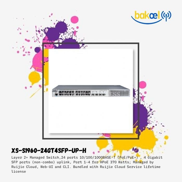 Ruijie XS-S1960-24GT4SFP-UP-H