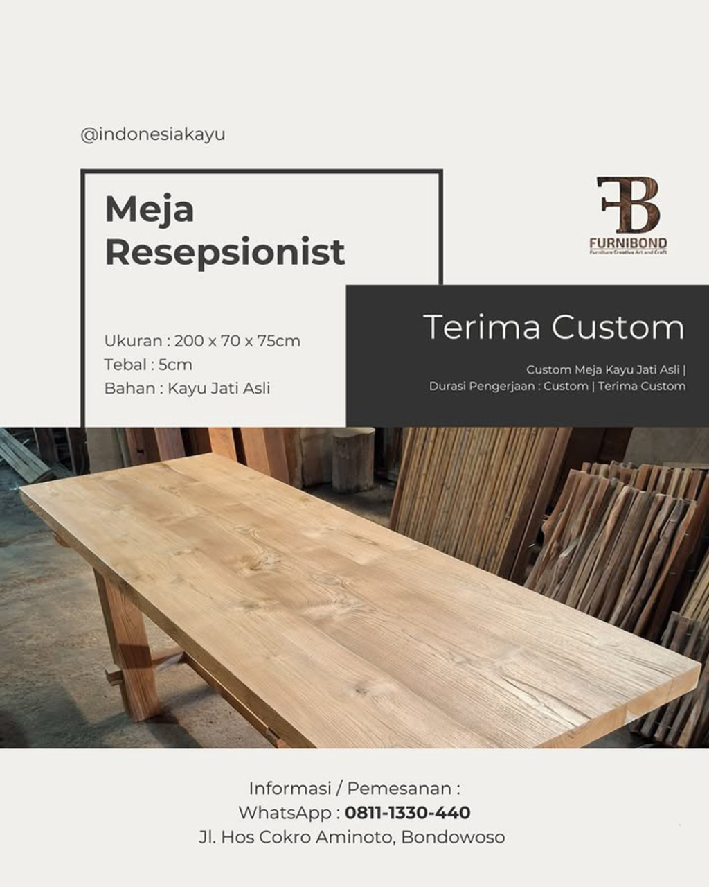 Meja Resepsionist