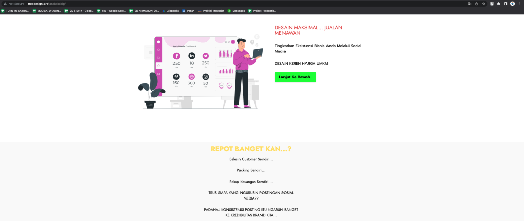 Paket Pembuatan Website Landing Page, Company Profile Dan Portofolio