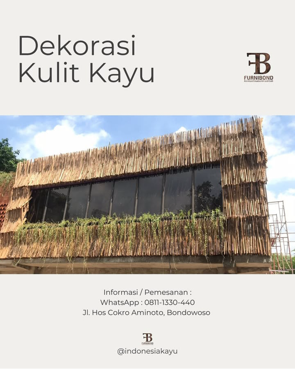 Dekorasi Kulit Kayu