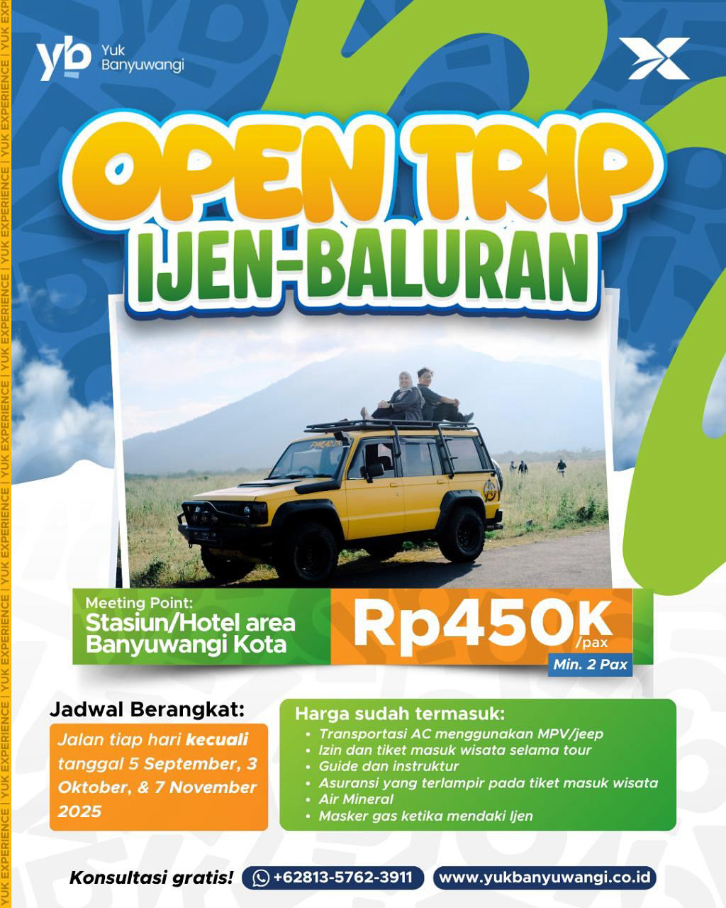 Open Trip Ijen Baluran