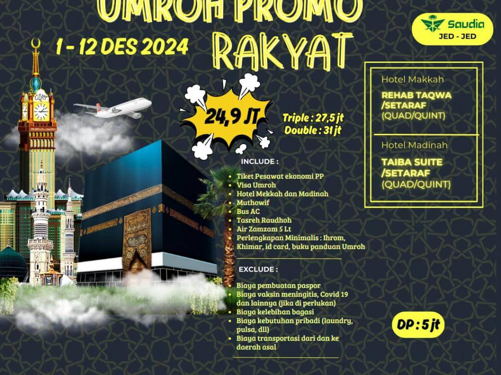 Umrah Promo Rakyat