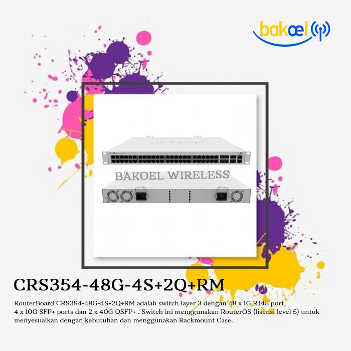 Mikrotik Routerboard CRS354-48G-4S+2Q+RM Mikrotik Routerboard CRS354-48G-4S+2Q+RM
