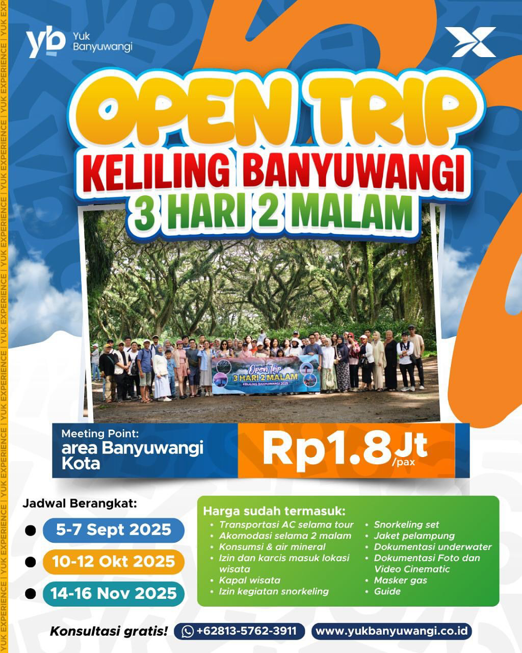 Open Trip Keliling Banyuwangi 3D2N