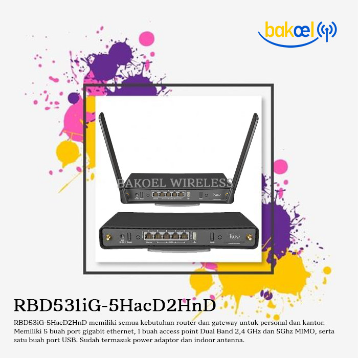 Mikrotik RBD53iG-5HacD2HnD (hAP Ac3) Mikrotik RBD53iG-5HacD2HnD (hAP Ac3)