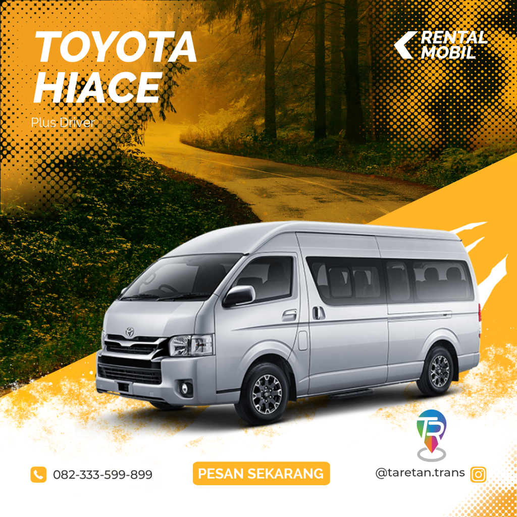Rental Mobil Toyota Hiace