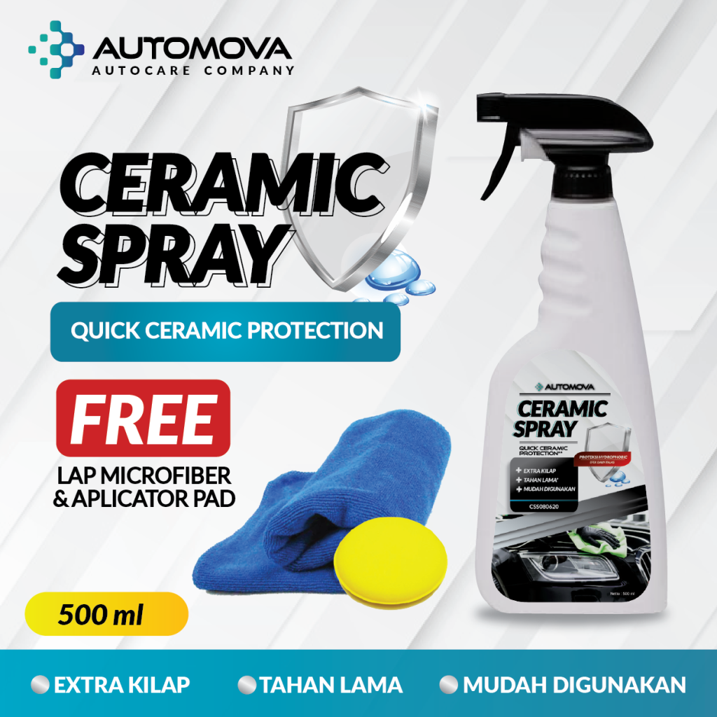PENGKILAP MOBIL CERAMIC SPRAY SEMI NANO COATING 500 ML