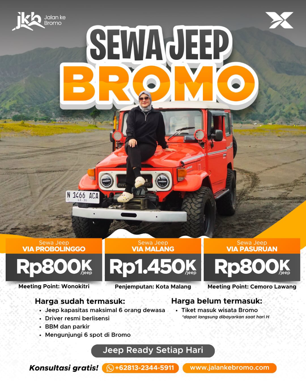Sewa Jeep Bromo