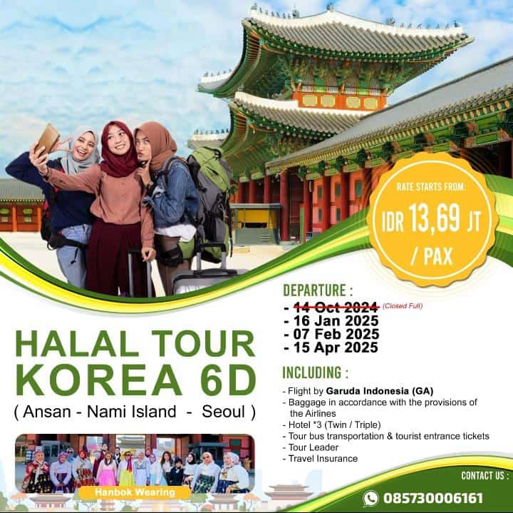 Halal Tour Korea 6D