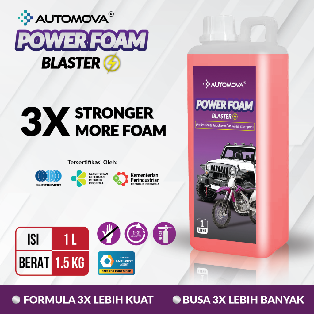 SHAMPOO TOUCHLESS MOBIL MOTOR CUCI ALAT BERAT NODA BERAT