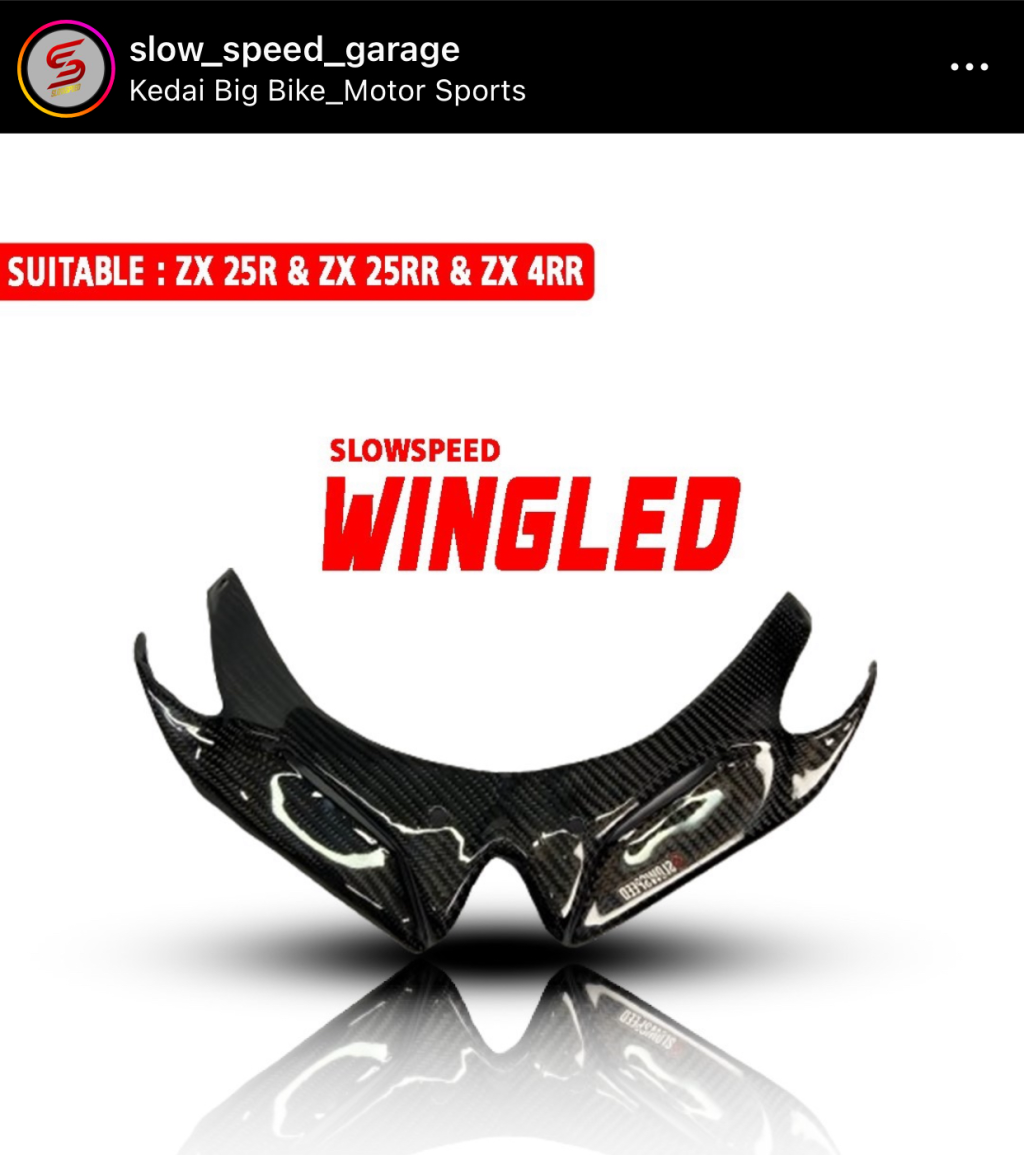 Winglet Motor ZX25R,ZX25RR & ZX4RR