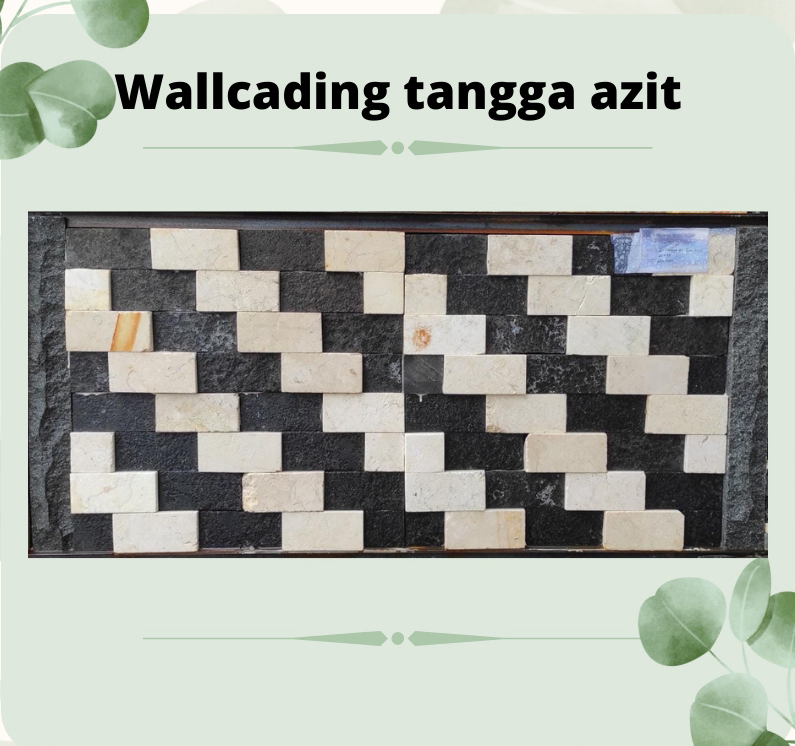 Wallcading Batu Alam Tangga Azit