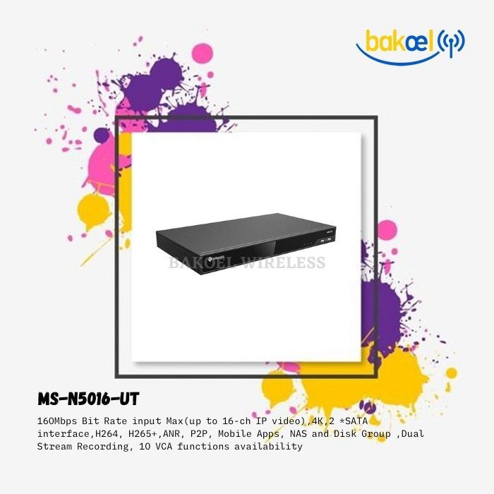 Milesight MS-5016-UT (NVR Non PoE Up To 16-ch IP Video)