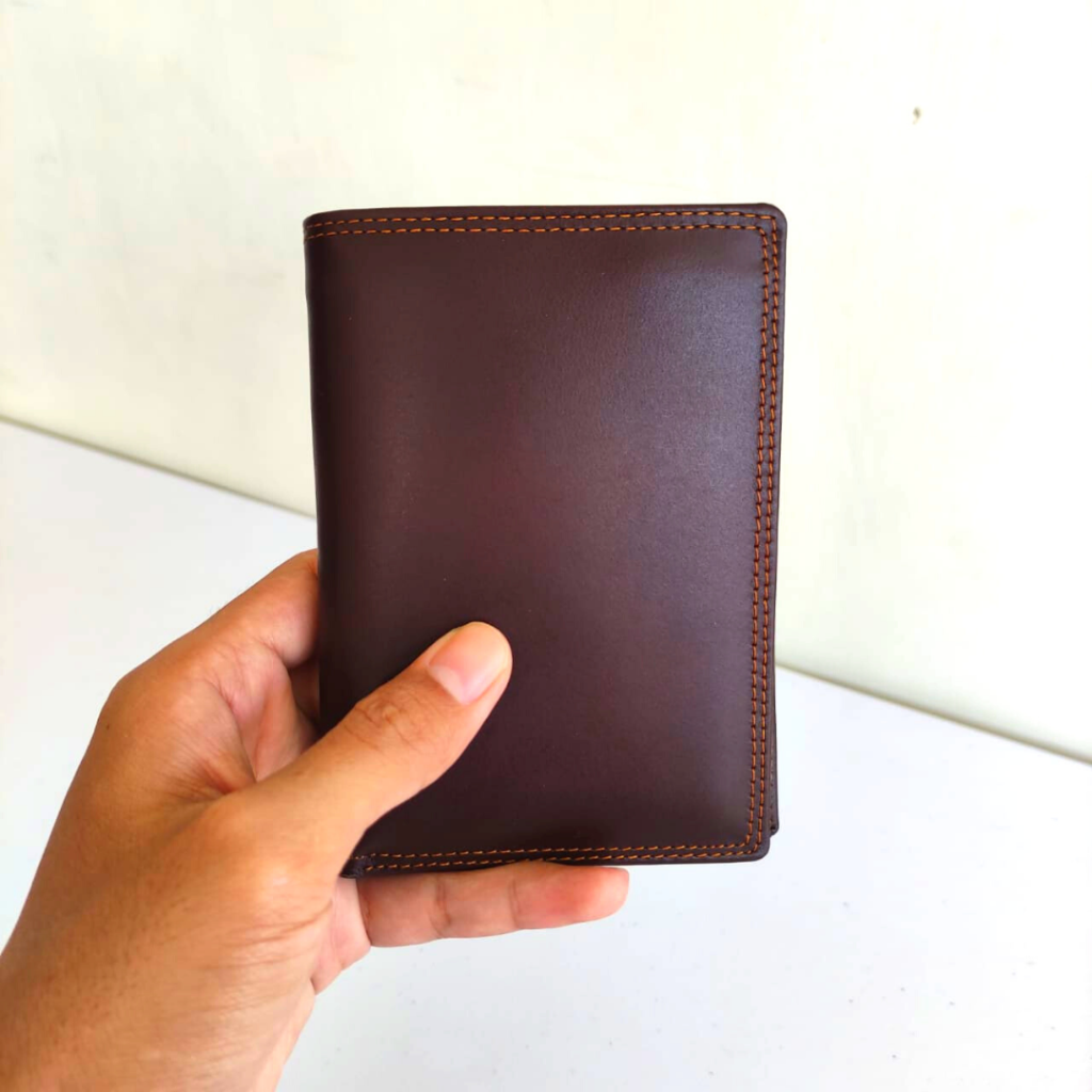 Dompet Pendek Lipat Berdiri Kulit Asli Pria Dompet Pendek Lipat Berdiri Kulit Asli Pria