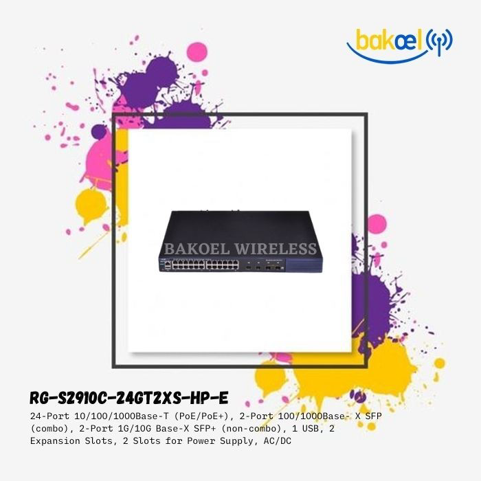 Ruijie RG-S2910C-24GT2XS-HP-E