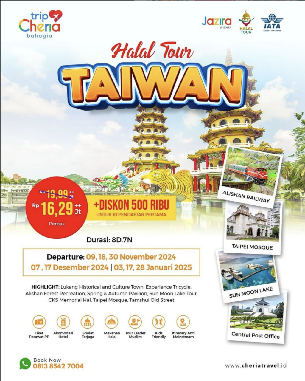 Paket Halal Tour Taiwan
