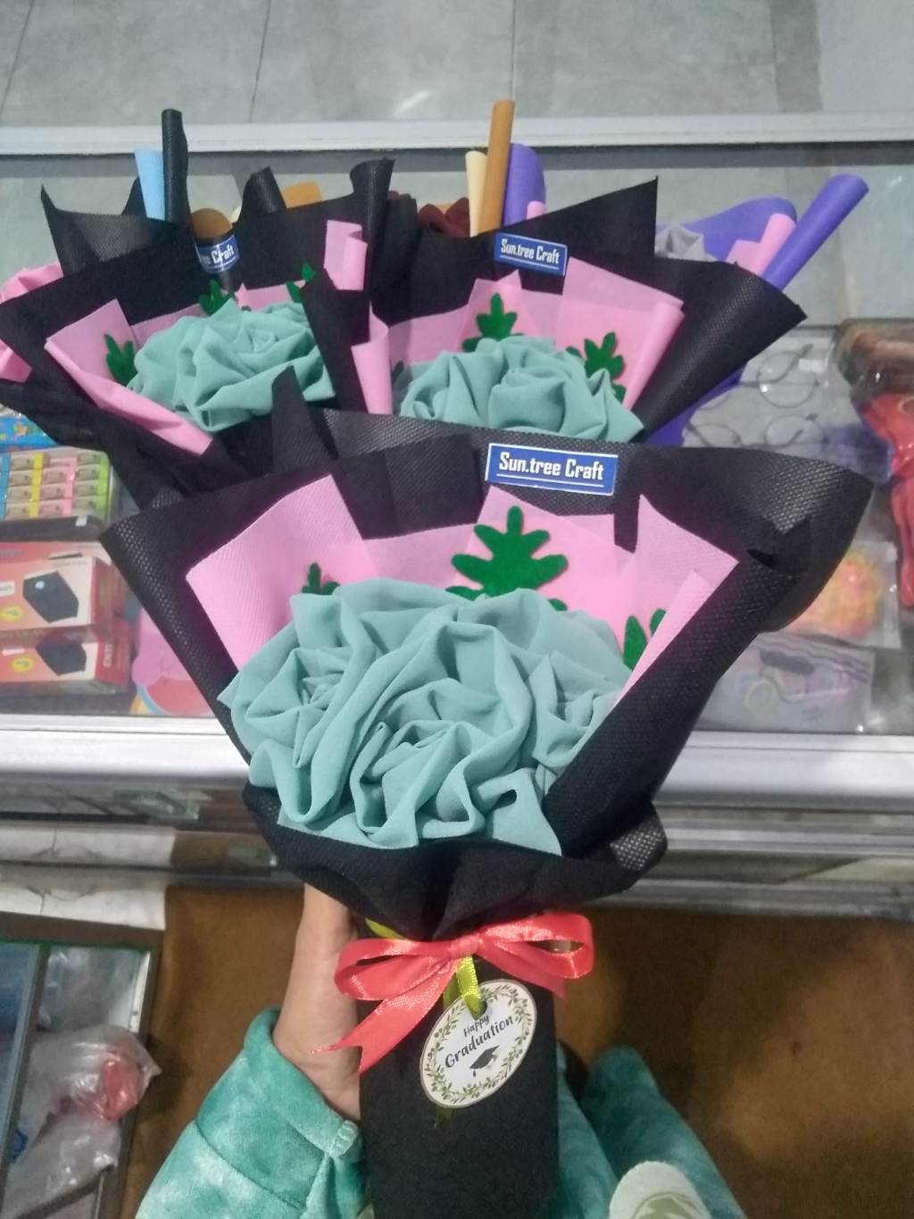 Buket Hijab Pashmina Diamond