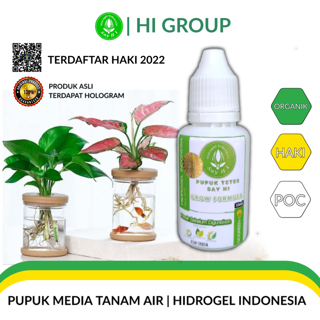 Pupuk Media Tanam Air / Water Plants Fertilizer "Hidrogel Indonesia" Pupuk Media Tanam Air / Water Plants Fertilizer "Hidrogel Indonesia"