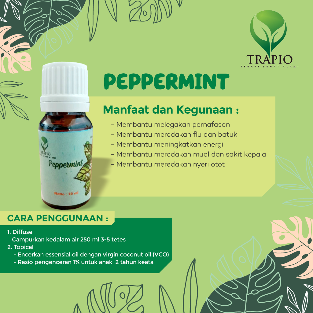 Trapio Peppermint Essential Oil