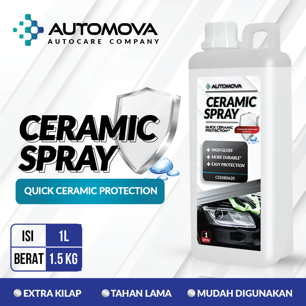 NANO CERAMIC SEMI COATING PENGKILAP MOBIL MOTOR 1L