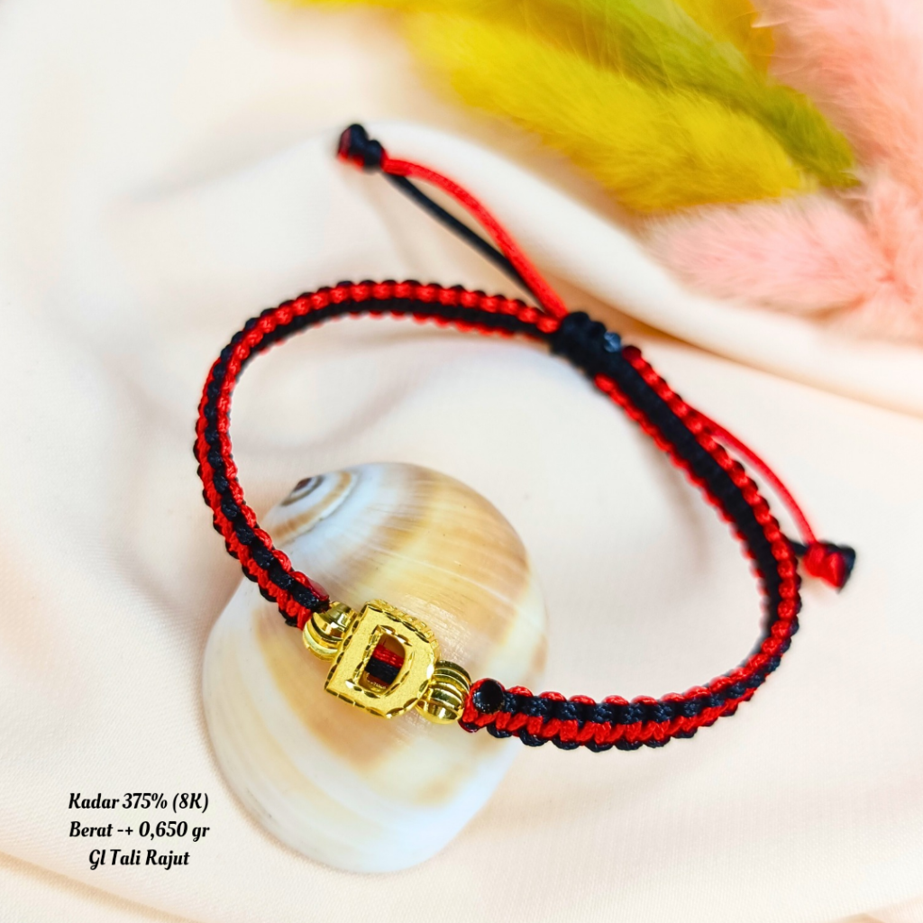 GELANG ALFABET TALI ANYAM RAJUT CHINA GELANG ALFABET TALI ANYAM RAJUT CHINA