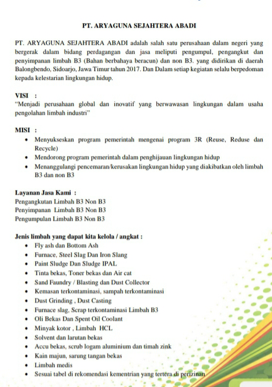 Transportasi Limbah B3